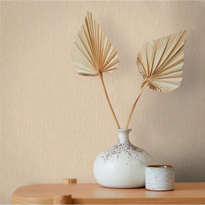 Marburg|Tapete glattes gestreiftes modernes Beige|Einfarbige Farben