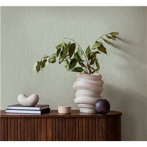 Casadeco|Tapete mit geknittertem Musselineffekt in Sandbeige|Einfarbige Farben 2