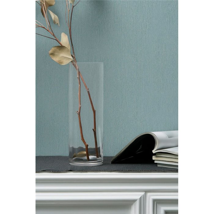 Marburg|Papel pintado liso rayado azul moderno|Moderno