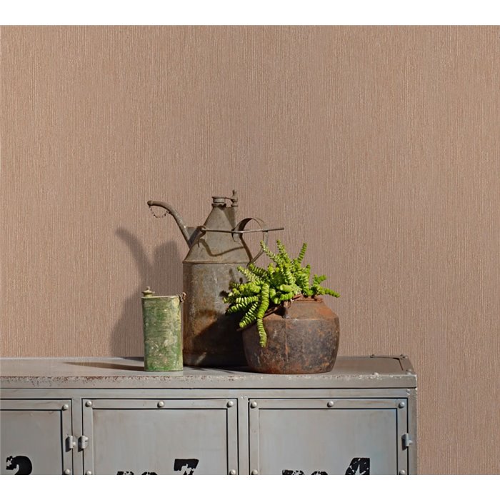 Marburg|Papier Peint uni rayé marron moderne|Moderne