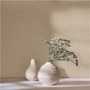 Marburg|Tapete mit Flechteffekt in glänzendem grau-beige|Raffiaimitation 2