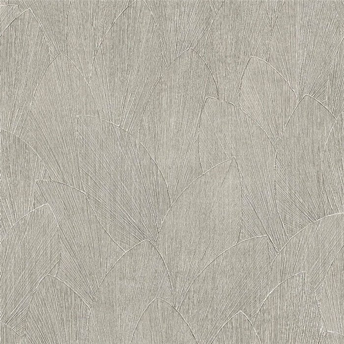 Marburg|Papel pintado silueta de hojas gris claro moderno|Papel Pintado