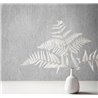 Marburg|Wallpaper silhouette of gray floral leaves|Wallpaper