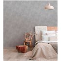 Marburg|Wallpaper silhouette of gray floral leaves|Wallpaper