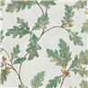 Marburg|Papier Peint feuilles de chêne et glands gris et vert|Floral