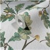 Marburg|Papier Peint feuilles de chêne et glands gris et vert|Floral