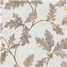 Marburg|Papier Peint feuilles de chêne et glands marron et gris|Floral