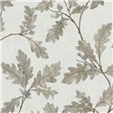 Marburg|Papier Peint feuilles de chêne et glands gris scandinave|Floral