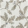 Marburg|Papel pintado hojas de roble y bellotas gris escandinavo|Floral