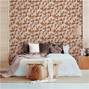 Khroma|Papier peint floral moderne style arabesque gris|Papier Peint 2