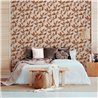 Marburg|Papier Peint feuilles de chêne et glands marron et gris|Floral