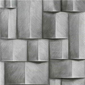 Marburg|Tapete 3D weiße und braune moderne Holzblöcke|3D-Effekt