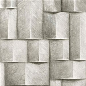 Marburg|3D brown modern wooden block wallpaper|3D Effect