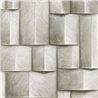 Marburg|Wallpaper white and brown modern 3D wood blocks|3D Effect