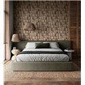 Marburg|Papier Peint blocs de bois 3D marron et beige moderne|Effet 3D