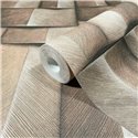 Marburg|Papier Peint blocs de bois 3D marron et beige moderne|Effet 3D