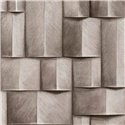 Marburg|Wallpaper wooden blocks 3D brown and gray modern|3D Effect