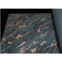 Marburg|Wallpaper gray concrete and metallic copper|Stucco Imitation