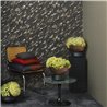 Marburg|Wallpaper with black and gold concrete look|Stucco Imitation