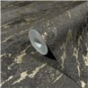 Marburg|Wallpaper with black and gold concrete look|Stucco Imitation