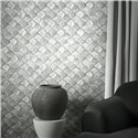 Marburg|Papier Peint mosaïque pierre dorée et grise|Papier Peint