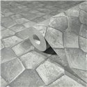 Marburg|Wallpaper mosaic stone gold and gray|Wallpaper