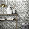 Marburg|Wallpaper modern mosaic stone gold and silver|Wallpaper