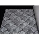 Marburg|Wallpaper modern mosaic stone gold and silver|Wallpaper