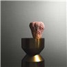 Marburg|Wallpaper plain with a modern gold and gray textile effect|Fabric Imitation