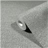 Marburg|Papier Peint uni effet textile gris et vert moderne|Imitation Tissu