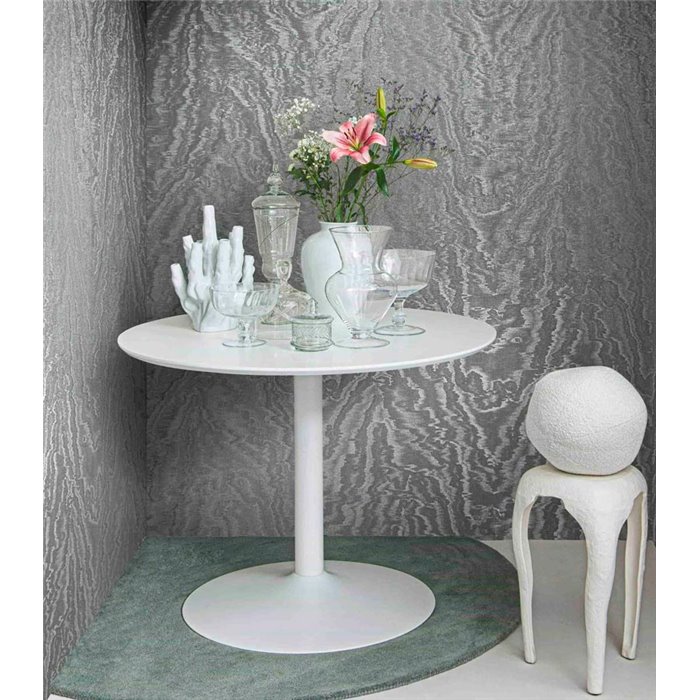 Marburg|Wallpaper modern anthracite gray silk effect|Metallics