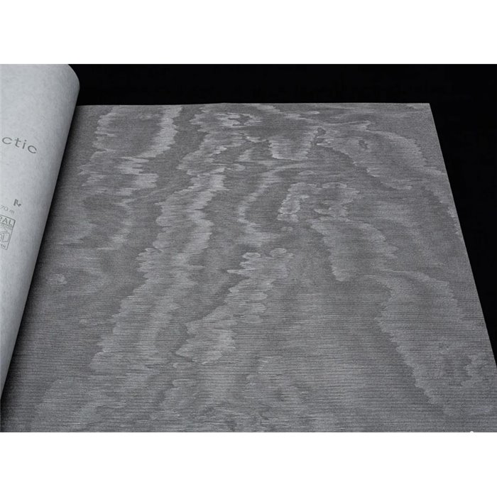 Marburg|Papel pintado efecto seda gris antracita moderno|Metalizado