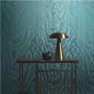 Caselio|Papier peint composition abstraite vert et terracotta|Abstrait 2