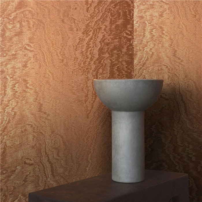 Marburg|Wallpaper modern copper silk effect|Metallics