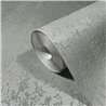 Marburg|Papel pintado falso liso metalizado gris plata moderno|Metalizado