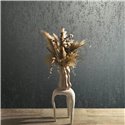 Marburg|Modern metallic blue faux plain wallpaper|Metallics