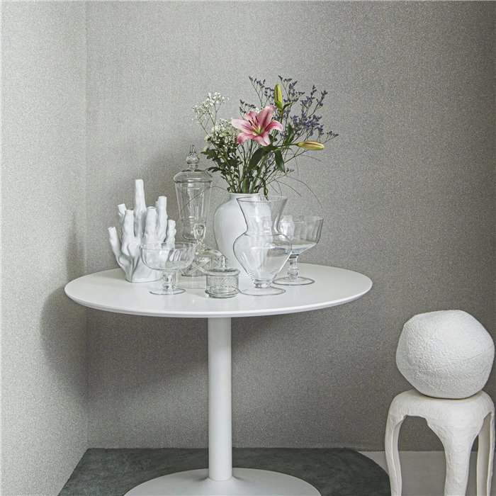 Marburg|Papel pintado textura granulada gris claro moderno|Metalizado