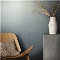 Marburg|Wallpaper smooth modern blue chrome effect|Wallpaper