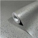 Marburg|Wallpaper hammered silver-gray metal plate|Metallics