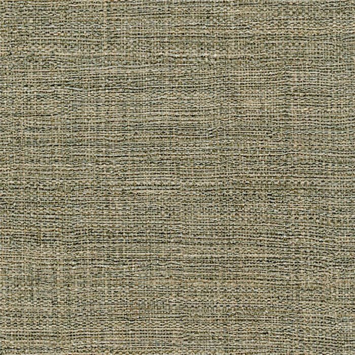 Papel pintado textura fibra natural verde caqui gofrado - Élitis Raffia & Madagascar VP63119