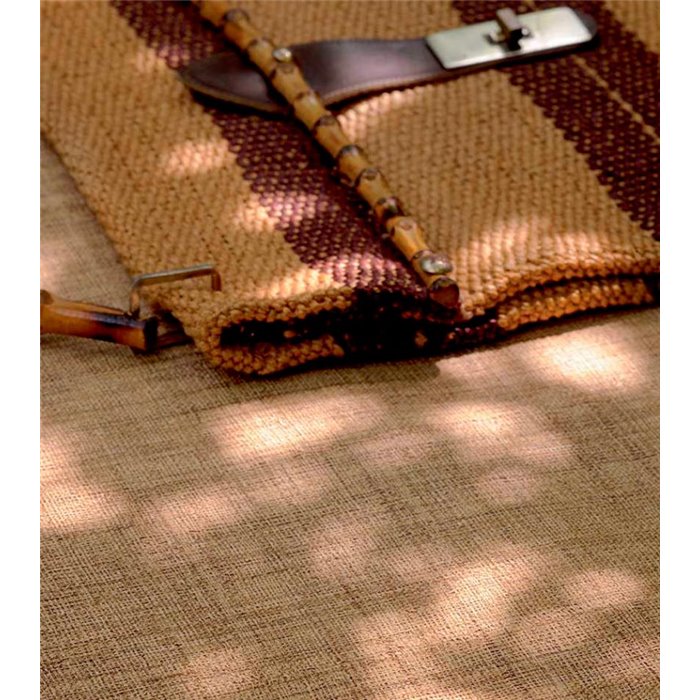 Elitis|Light brown raffia imitation wallpaper|Raffia Imitation