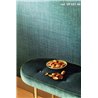 Elitis|Taupe grey plant fibre imitation wallpaper|Raffia Imitation