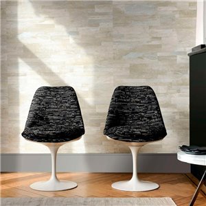 Elitis|High-end anthracite grey wood-effect wallpaper|Wood Imitation 2