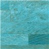 Elitis|Papel pintado madera color turquesa vinílico con relieve|Imitacion Madera