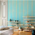 Elitis|Papier peint effet textile lin et soie turquoise|Imitation Tissu