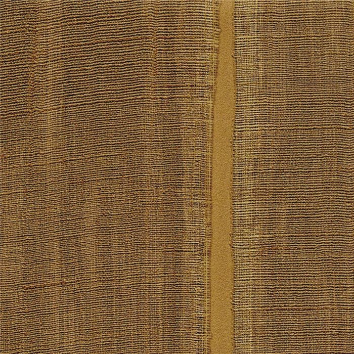 Papel pintado textura efecto seda de lino marrón y dorado - Élitis Nomades VP89592