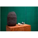 Elitis|Papier peint texture lin naturel et soie verte|Imitation Tissu