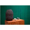 Elitis|Papier peint texture lin naturel et soie verte|Imitation Tissu