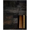 Elitis|Papier peint bois marron et noir à texture en relief|Imitation Bois