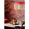 Elitis|Brown wood-effect textured wallpaper|Wood Imitation